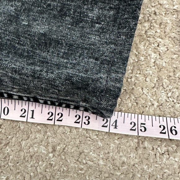 Rag & Bone Acid Black Denim Designer Standard Issue Skinny Leg Jeans size 28 EUC - Picture 9 of 9